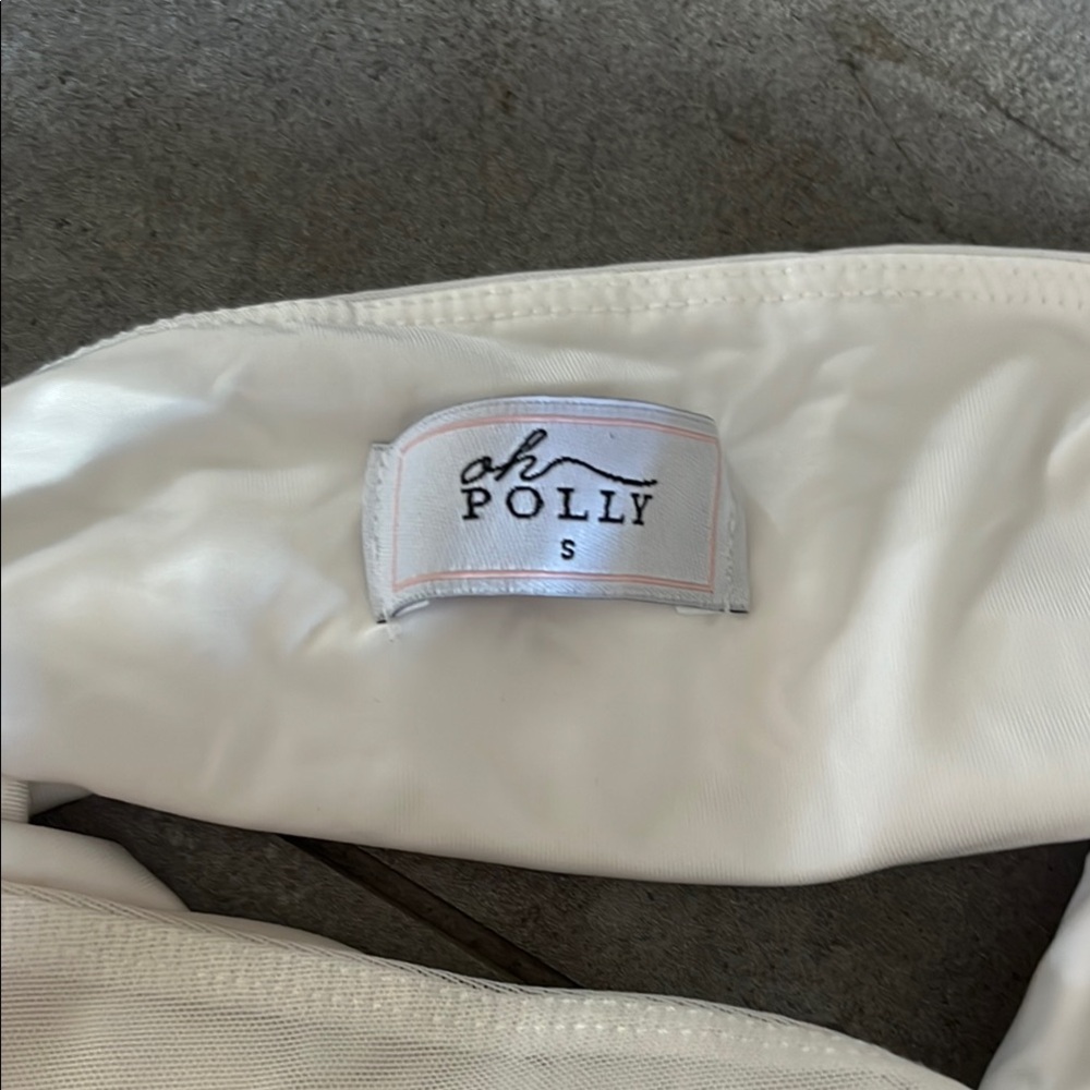 Oh Polly White Cut-Out Maxi Dress - Picture 2 of 5